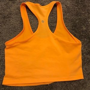Lululemon Orange Crop Top